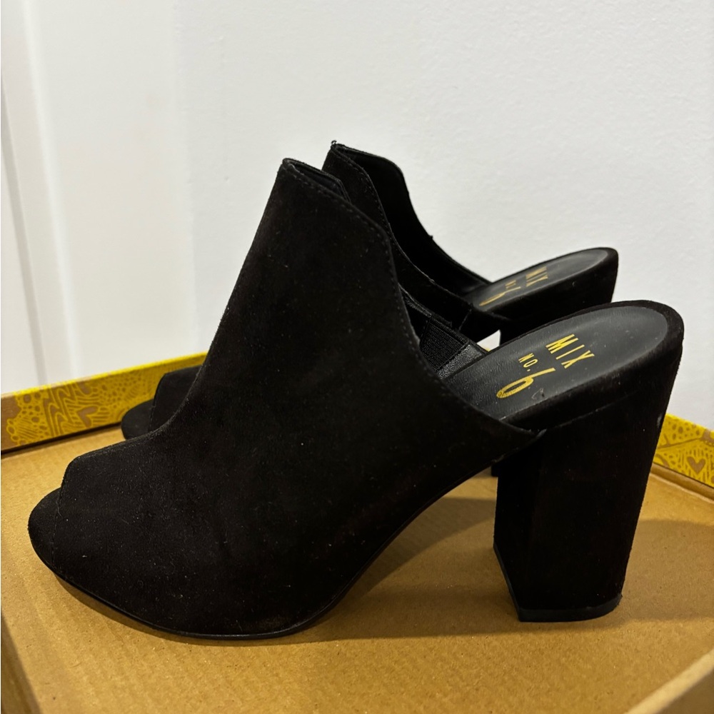 Black Suede Heels